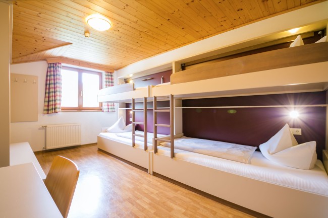 Mehrbettzimmer in unserem Jugendgästehaus